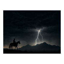 Póster Tormenta en el Desierto - Relámpago
