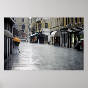 Póster Tormenta en Venecia, Italia