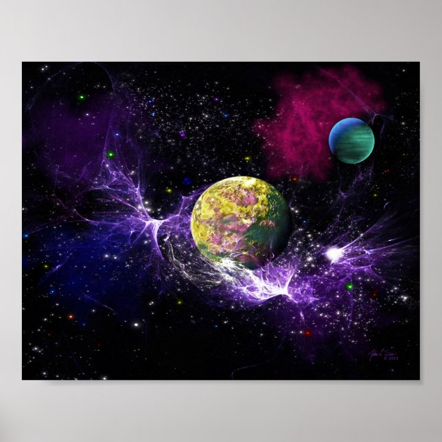 Póster Tormenta energética (10x8) (Frente)