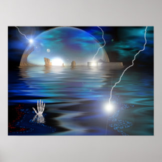 Póster Tormenta espacial
