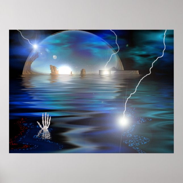 Póster Tormenta espacial (Frente)