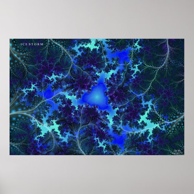 Póster Tormenta helada (Frente)