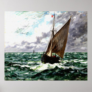 Póster Tormenta marina