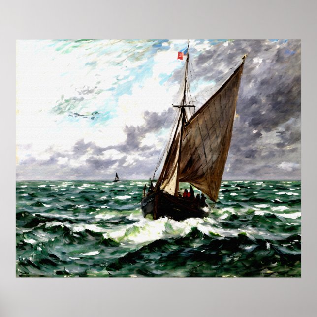 Póster Tormenta marina (Frente)