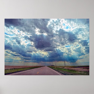 Póster Tormenta que se acerca en el oeste de Kansas