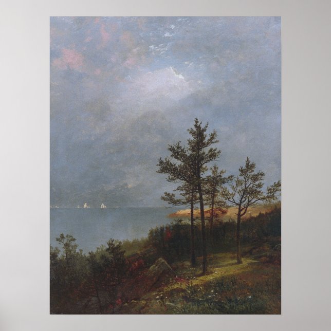 Póster Tormenta que se avecina en Long Island Sound (1872 (Frente)