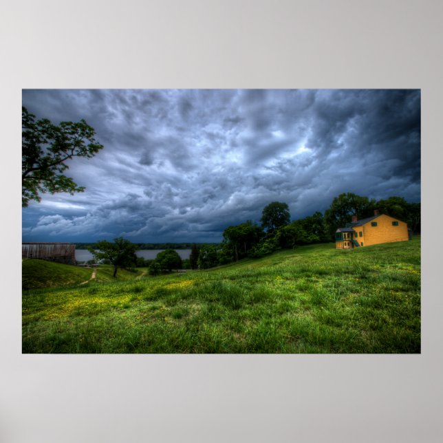 Póster Tormenta sobre el Potomac (Frente)