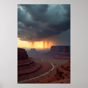 Póster Tormenta sobre la meseta