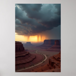 Póster Tormenta sobre la meseta