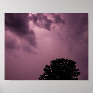 Póster Tormenta Violeta