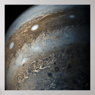 Póster Tormentas en Júpiter de Juno Cam (2017)
