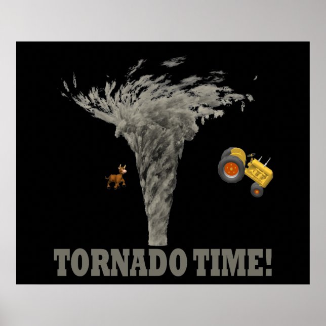 PÓSTER TORNADO TIME (Frente)