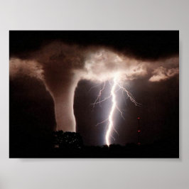 Póster Tornado y Lightning