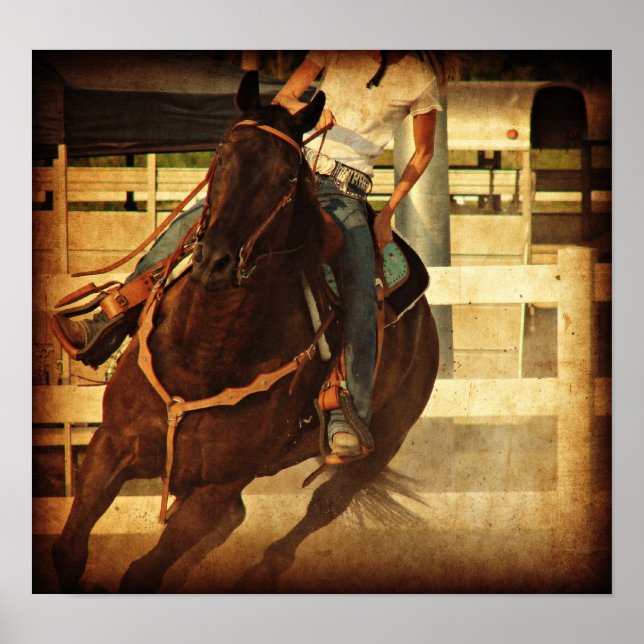 Póster Tornándose caballo (Frente)