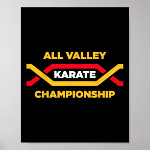 Póster Torneo All Valley Karate en diciembre
