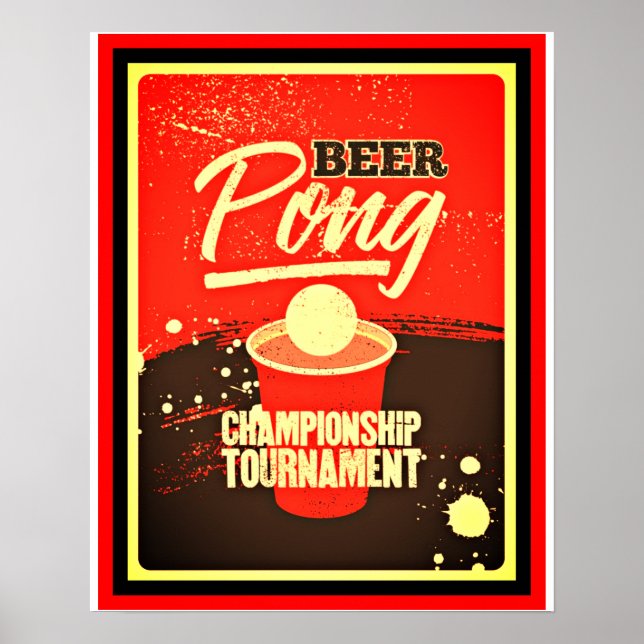 Póster Torneo de Beer Pong (Frente)