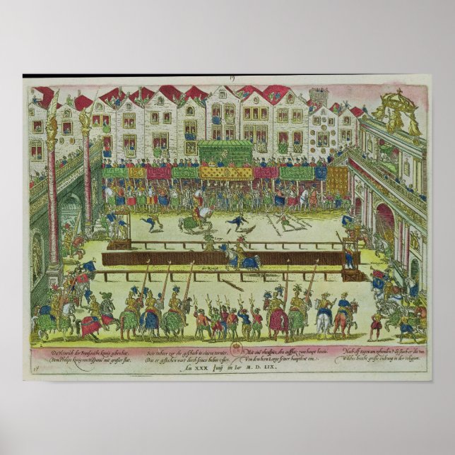 Póster Torneo de Henri II (Frente)
