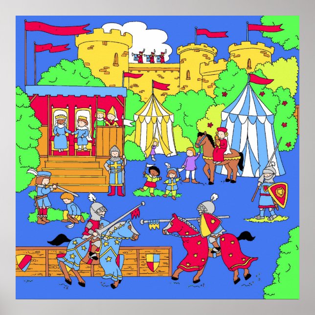 Póster Torneo en el castillo (Frente)