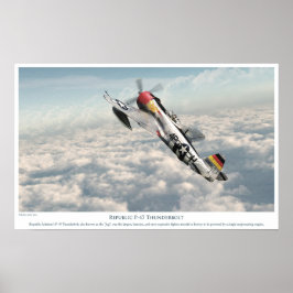 Póster Tornillo de la República P-47