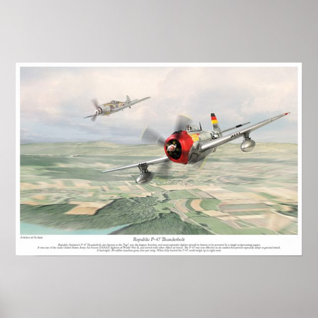 Póster Tornillo de la República P-47 (Frente)