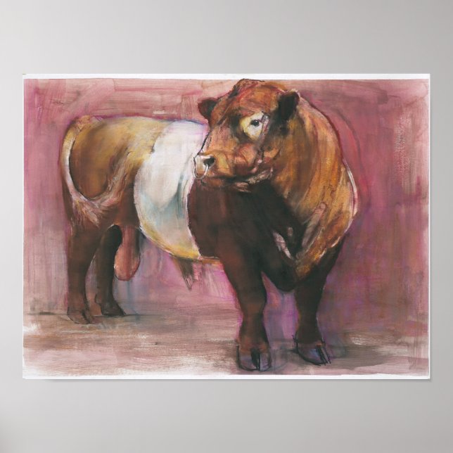 Póster Toro Galloway Rojo Zeus 2006 (Frente)