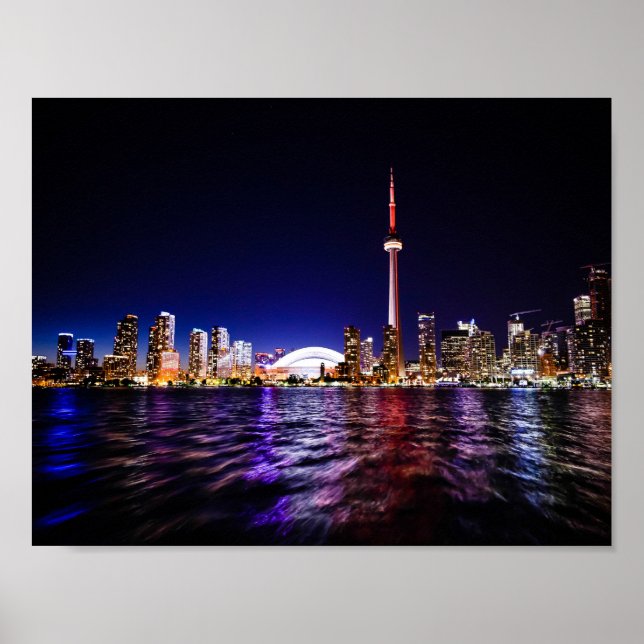 Póster toronto-698496 TORONTO CITY SCENERY LAKE SKYSCRAPE (Frente)