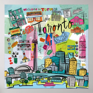 Póster Toronto, Canadá