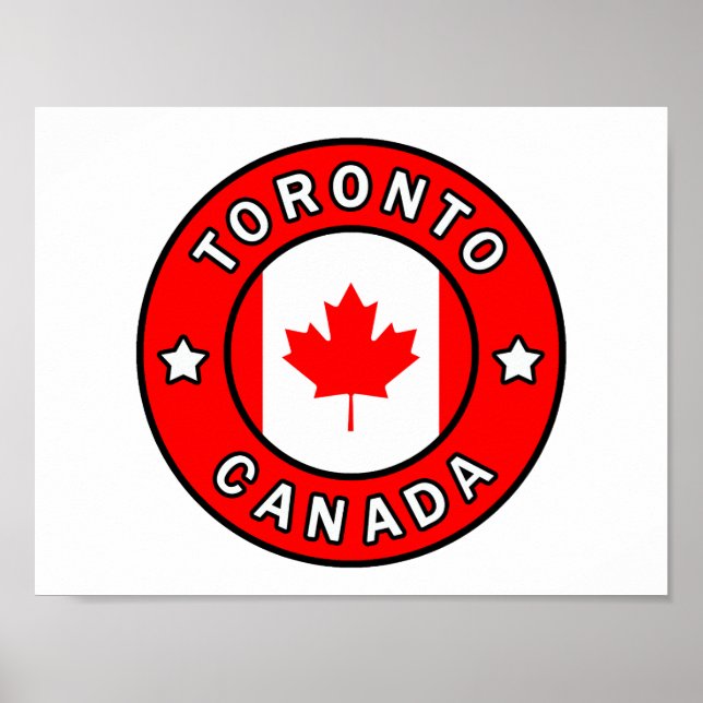 Póster Toronto Canadá (Frente)