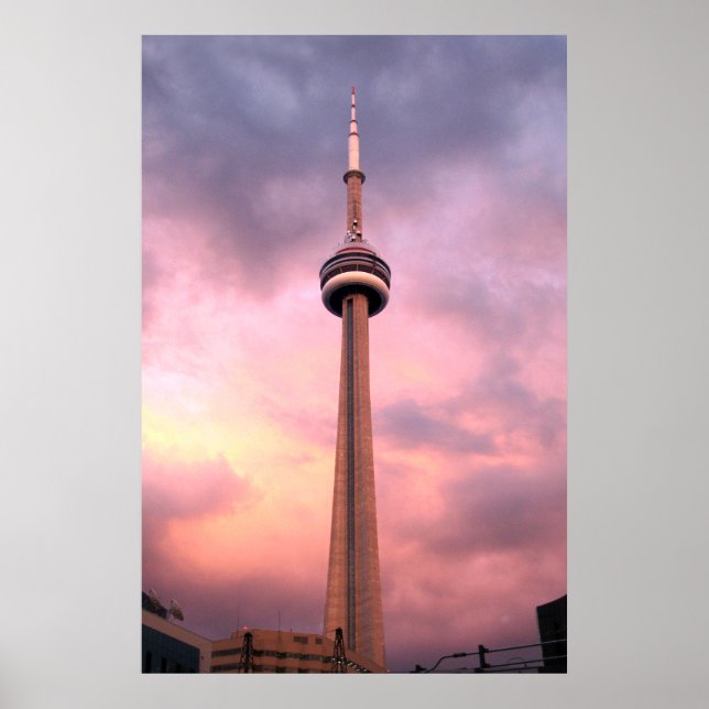 Póster TORONTO, CN TOWER 36" x 24", Poster (Frente)