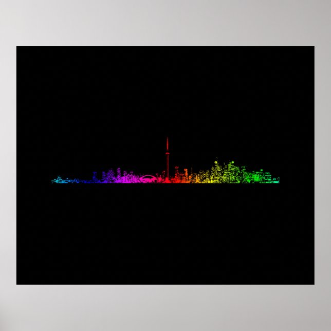 Póster Toronto Rainbow (Frente)