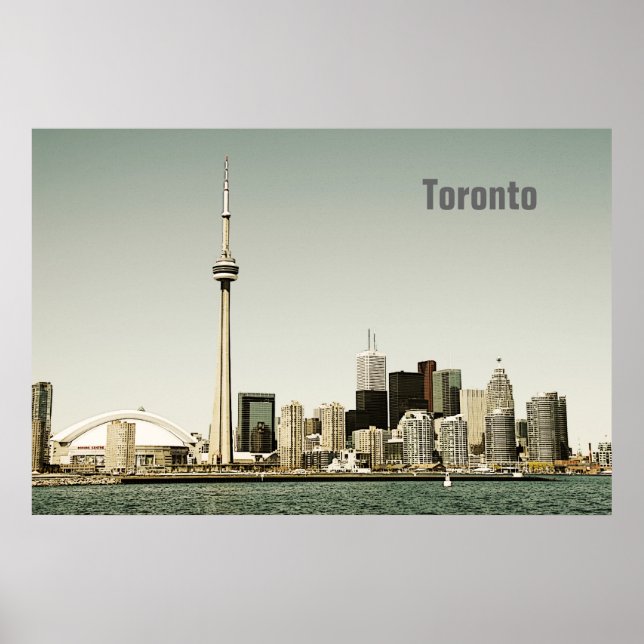 Póster Toronto skyline poster (Frente)