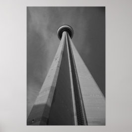Póster Toronto Toronto Canadá Foto en blanco y negro