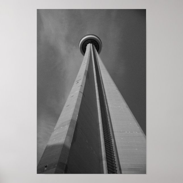 Póster Toronto Toronto Canadá Foto en blanco y negro (Frente)