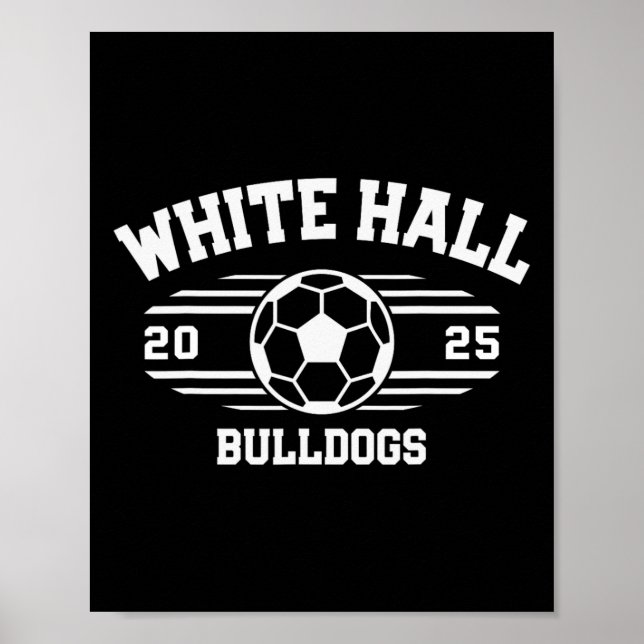 Póster Toros de White Hall Fútbol Ll 2025  (Frente)