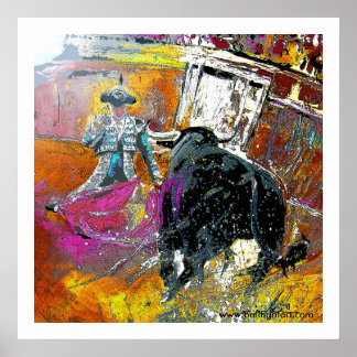 Póster Toroscape09 L, www.bullfightart.com