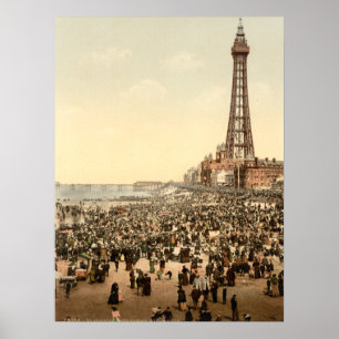Póster Torre Blackpool III, Lancashire, Inglaterra