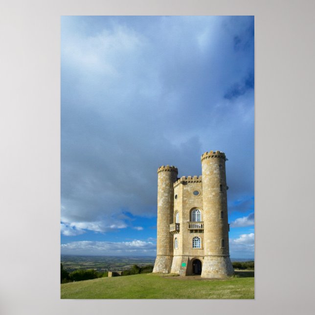Póster Torre Broadway, Cerca de Broadway, Worcestershire (Frente)