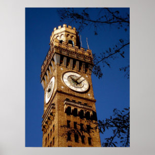 Póster Torre Bromo Seltzer - Baltimore, Maryland