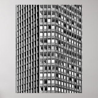 Póster Torre Capital, Cardiff, Gales, Reino Unido