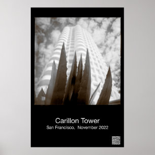 Póster Torre Carillon de San Francisco