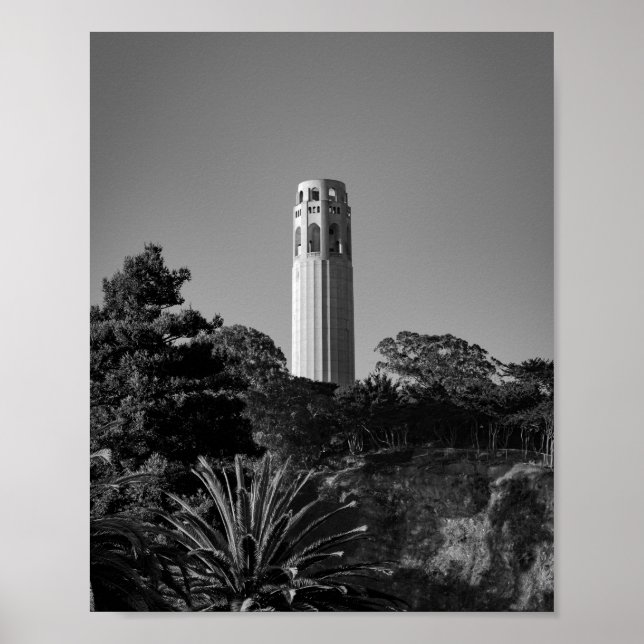 Póster Torre Coit, San Francisco - Fotografía de la ciuda (Frente)