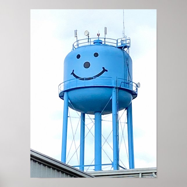 Póster Torre de Agua Feliz (Frente)