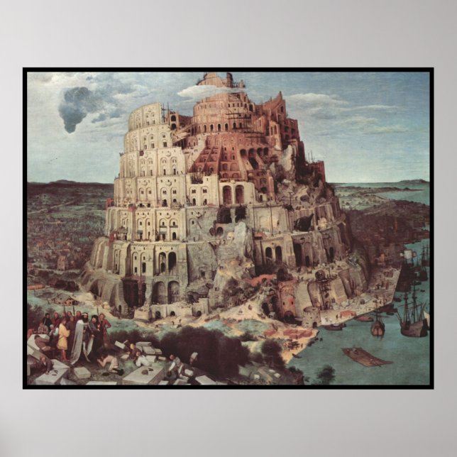 Póster Torre de Babel (Frente)