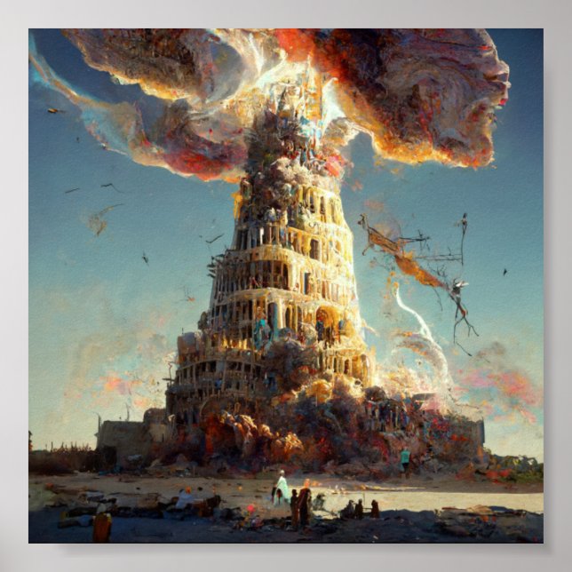 Póster Torre de Babel (Frente)