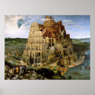 Póster Torre de Babel Print