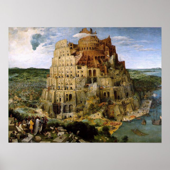Póster Torre de Babel Print (Frente)