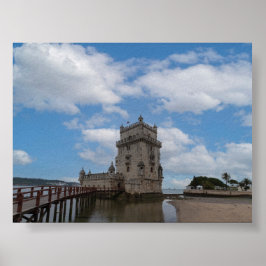 Póster Torre de Belem en Lisboa