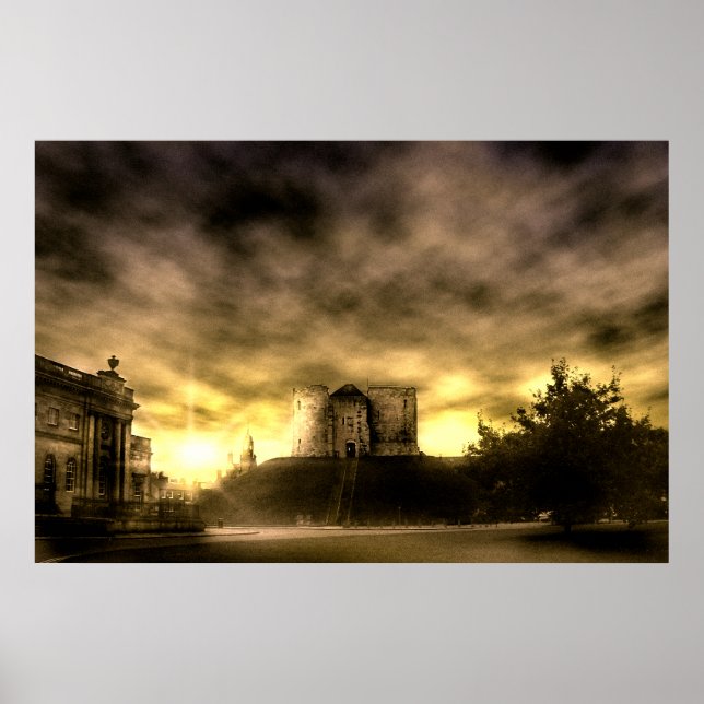 Póster Torre de Clifford, York (Frente)