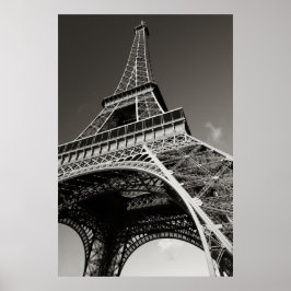 Póster torre de eiffel en parís