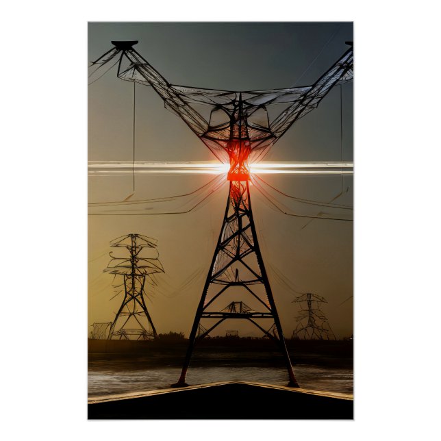Póster Torre de Energía (Anverso)